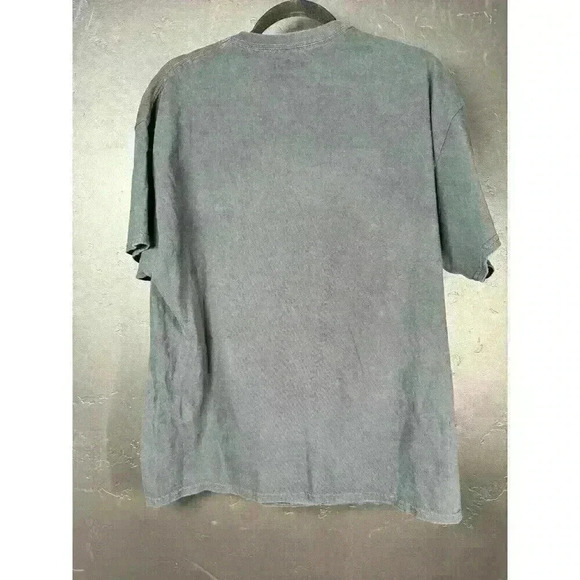 DOM Skull and Flowers Graphic T Shirt Men's XL Black - Picture 3 of 3